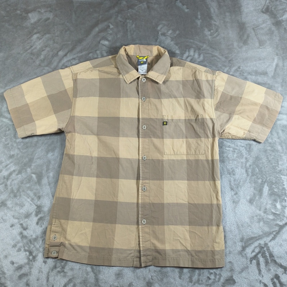 The North Face A5 Series Shirt Men Small Plaid Button Up Gorpcore Outdoor Hiking